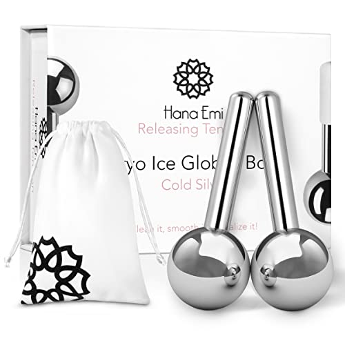 Steel Ice Globes Massager For Facials