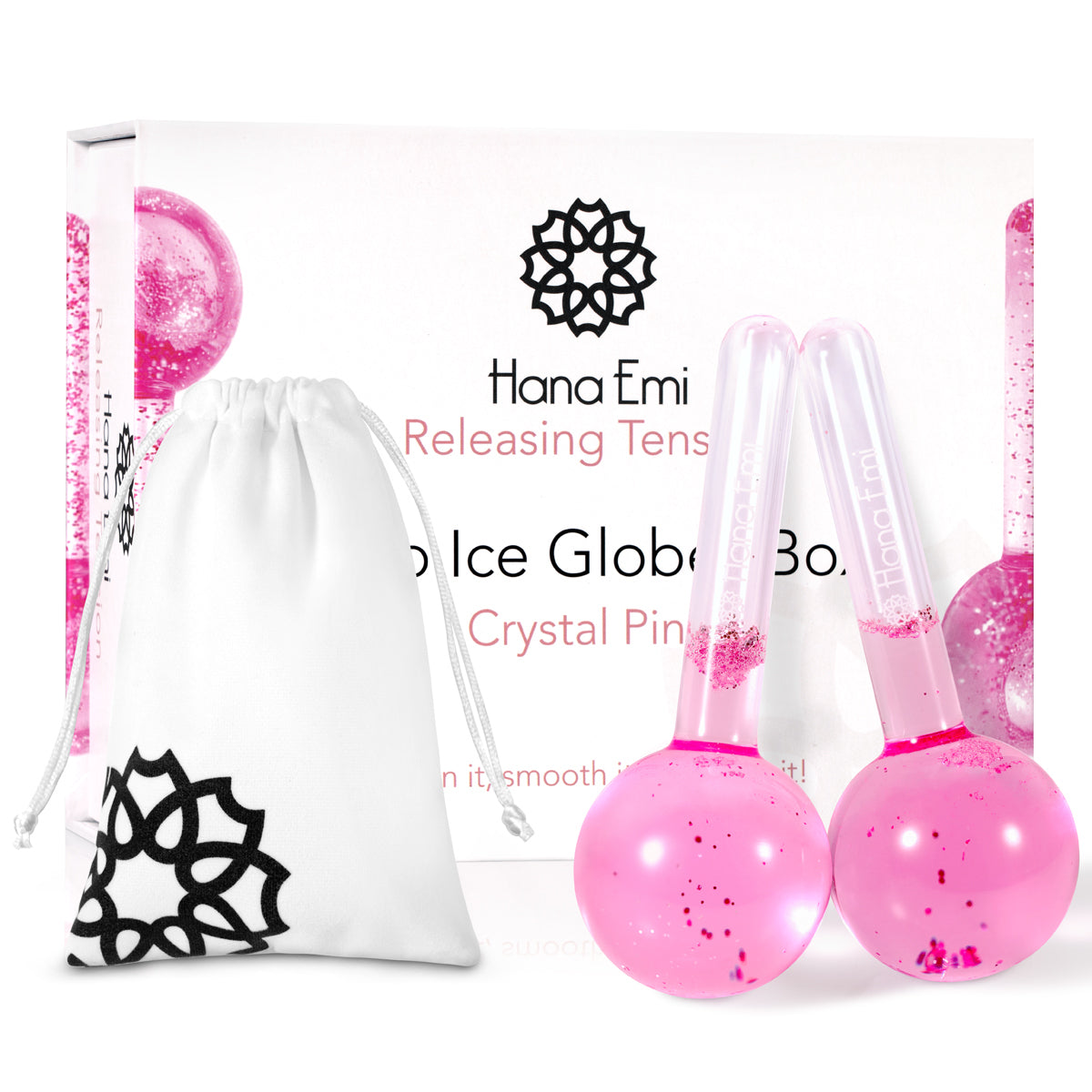 Hanaemi Glass Ice Globes Massager For Facials